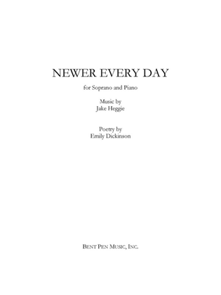 Book cover for Newer Every Day