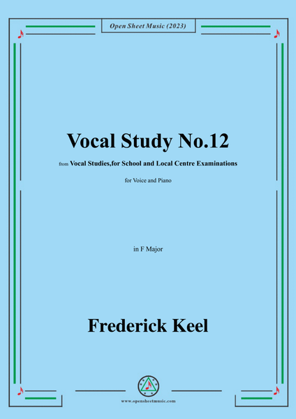 Keel-Vocal Study No.12,in F Major image number null