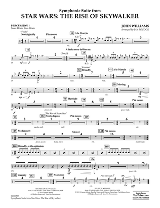 Symphonic Suite from Star Wars: The Rise of Skywalker (arr. Bocook) - Percussion 1