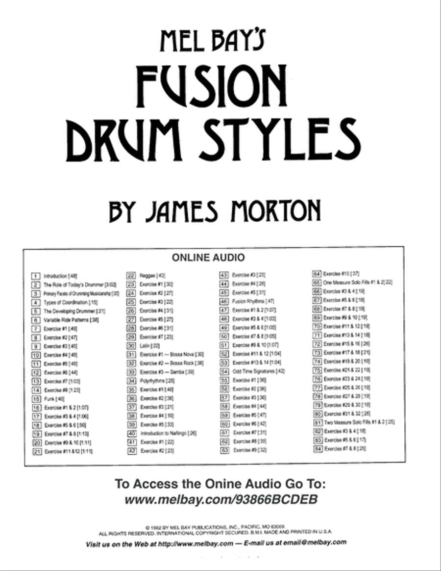 Fusion Drum Styles Drum Set scores gallery preview page 2