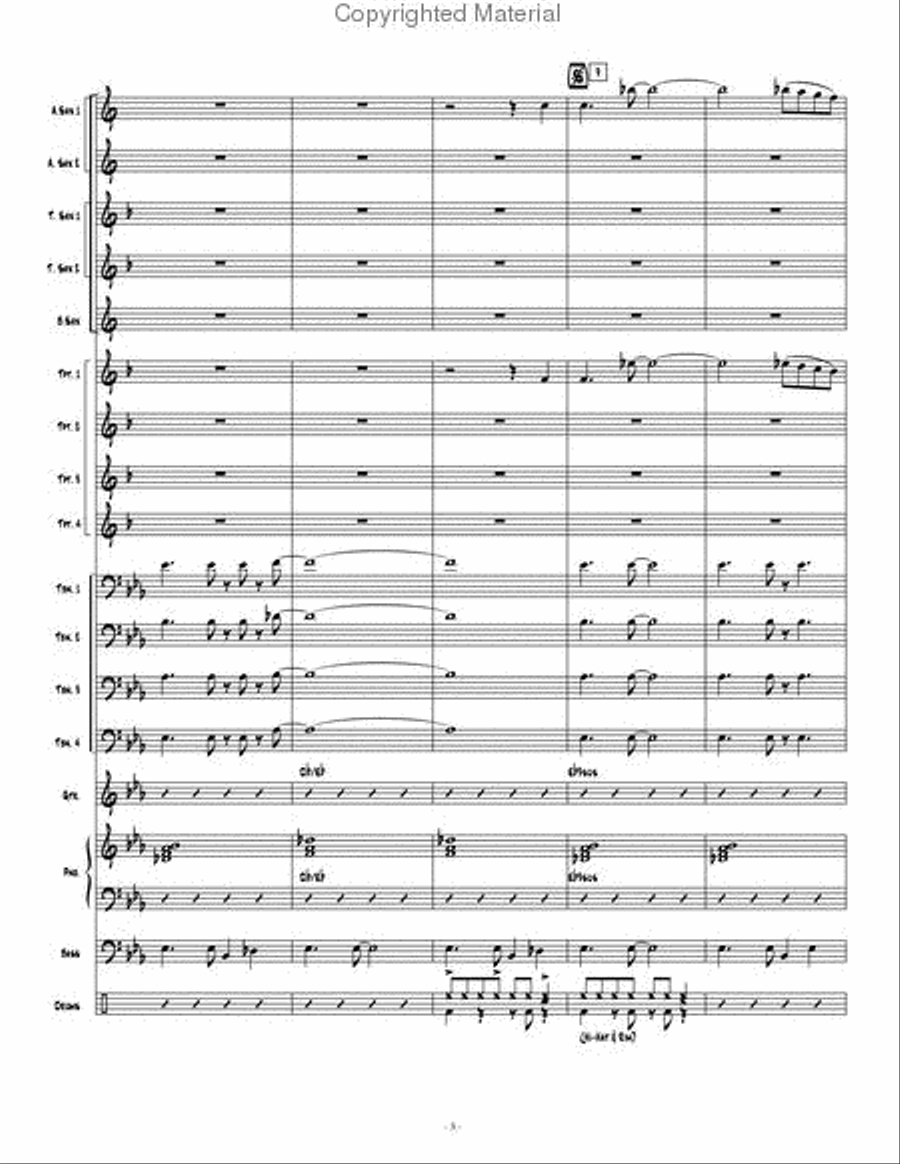 City Lights Jazz Ensemble scores gallery preview page 4