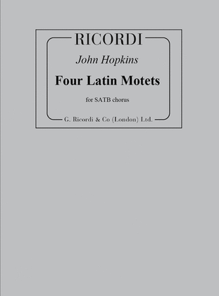 Book cover for Four Latin Motets
