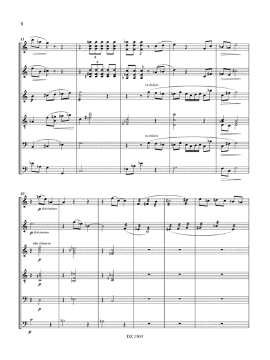 Renaissance dans les jardins de l’Alhambra Orchestra scores gallery preview page 6