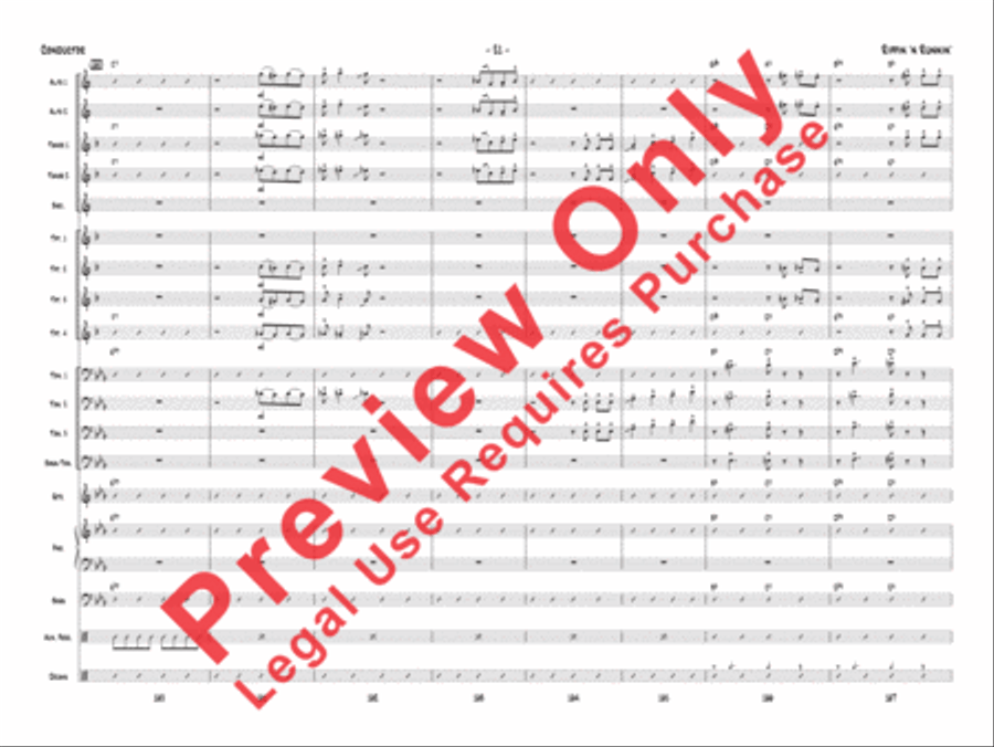 Rippin' 'n Runnin' Jazz Ensemble scores gallery preview page 22
