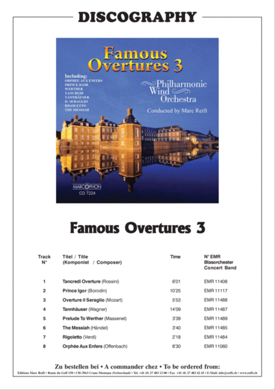 Tannhauser Overture Concert Band scores gallery preview page 3