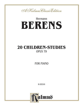 Book cover for 20 Children's Studies, Op. 79