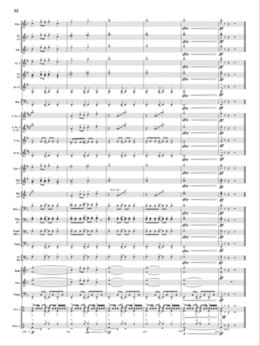 On Wings of Magic Concert Band scores gallery preview page 31