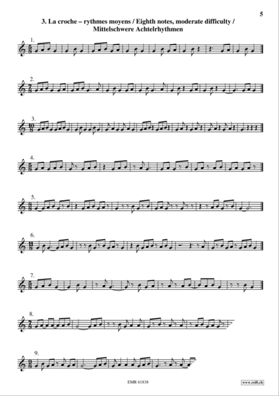 Exercices Rythmiques Volume 2 Cornet scores gallery preview page 6