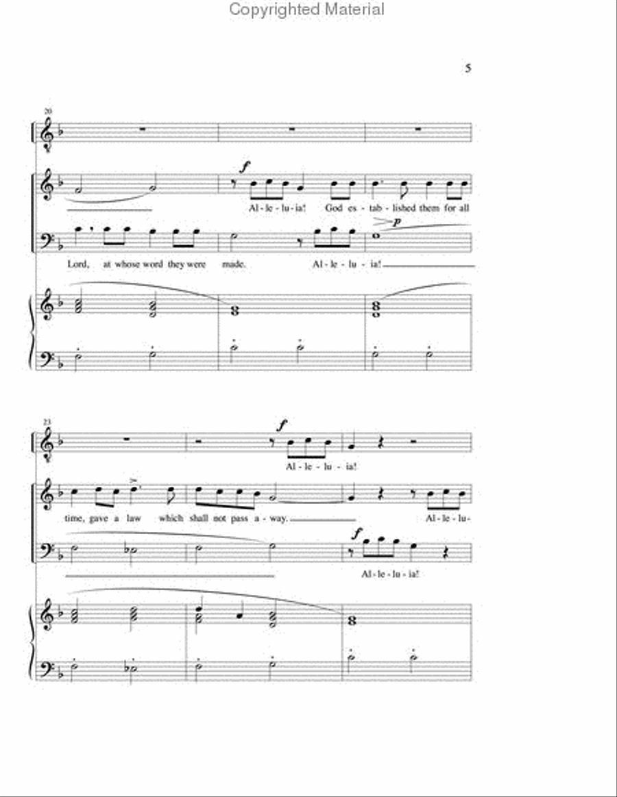 Psalm 148 Psalm 148 2-Part scores gallery preview page 5