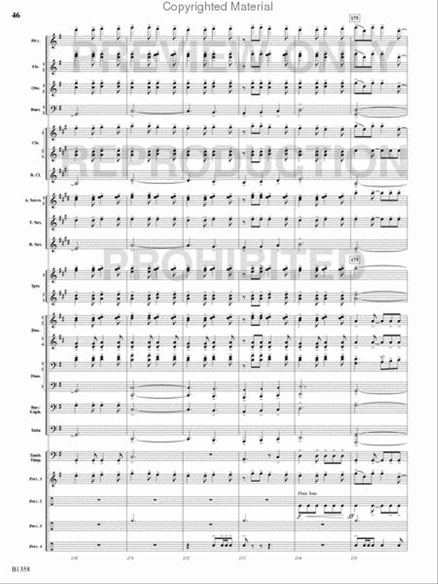 Three Celtic Dances Concert Band scores gallery preview page 45