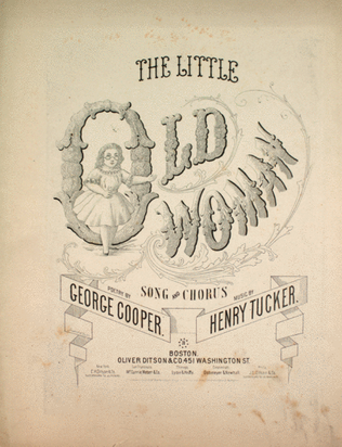 Book cover for The Little Old Woman. Song and Chorus
