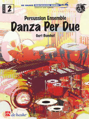 Book cover for Danza Per Due for Percussion Ensemble