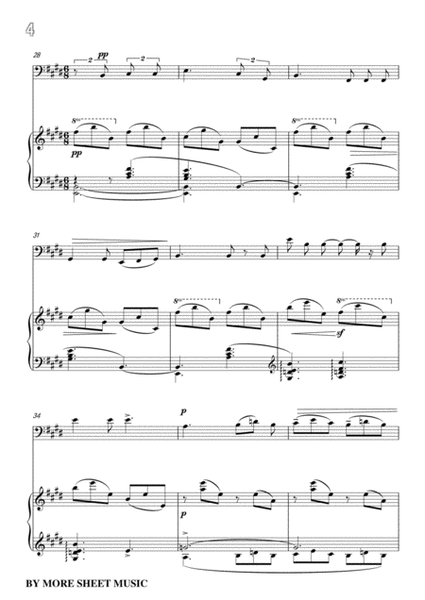 Debussy-The Mandolin,for Cello and Piano image number null