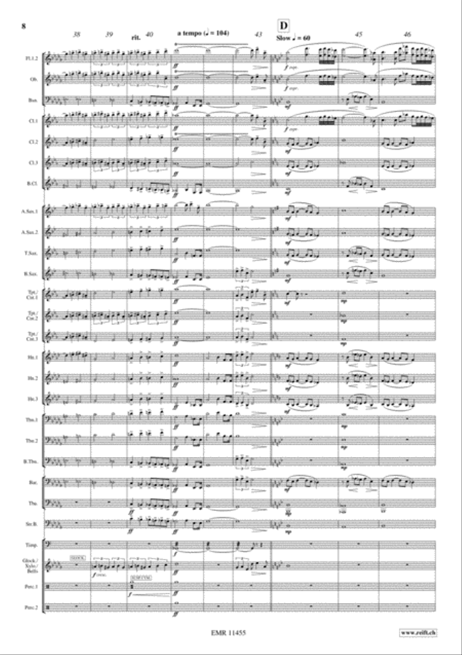 Ben Hur Suite Concert Band scores gallery preview page 9