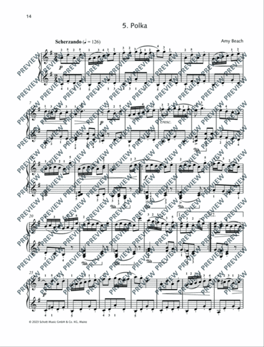 Children's Album & Children's Carnival Piano Solo scores gallery preview page 15