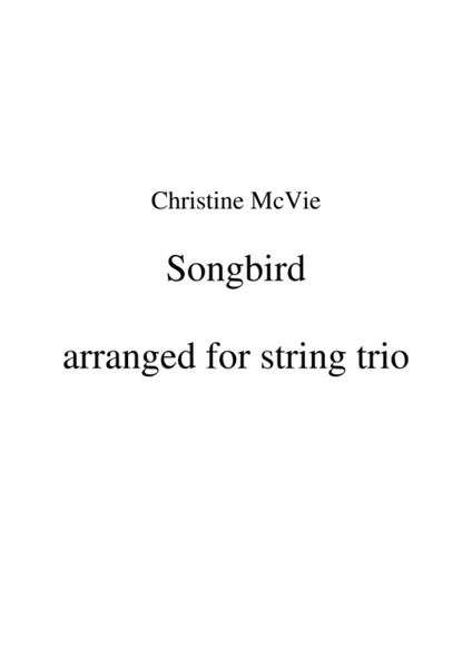 Songbird image number null