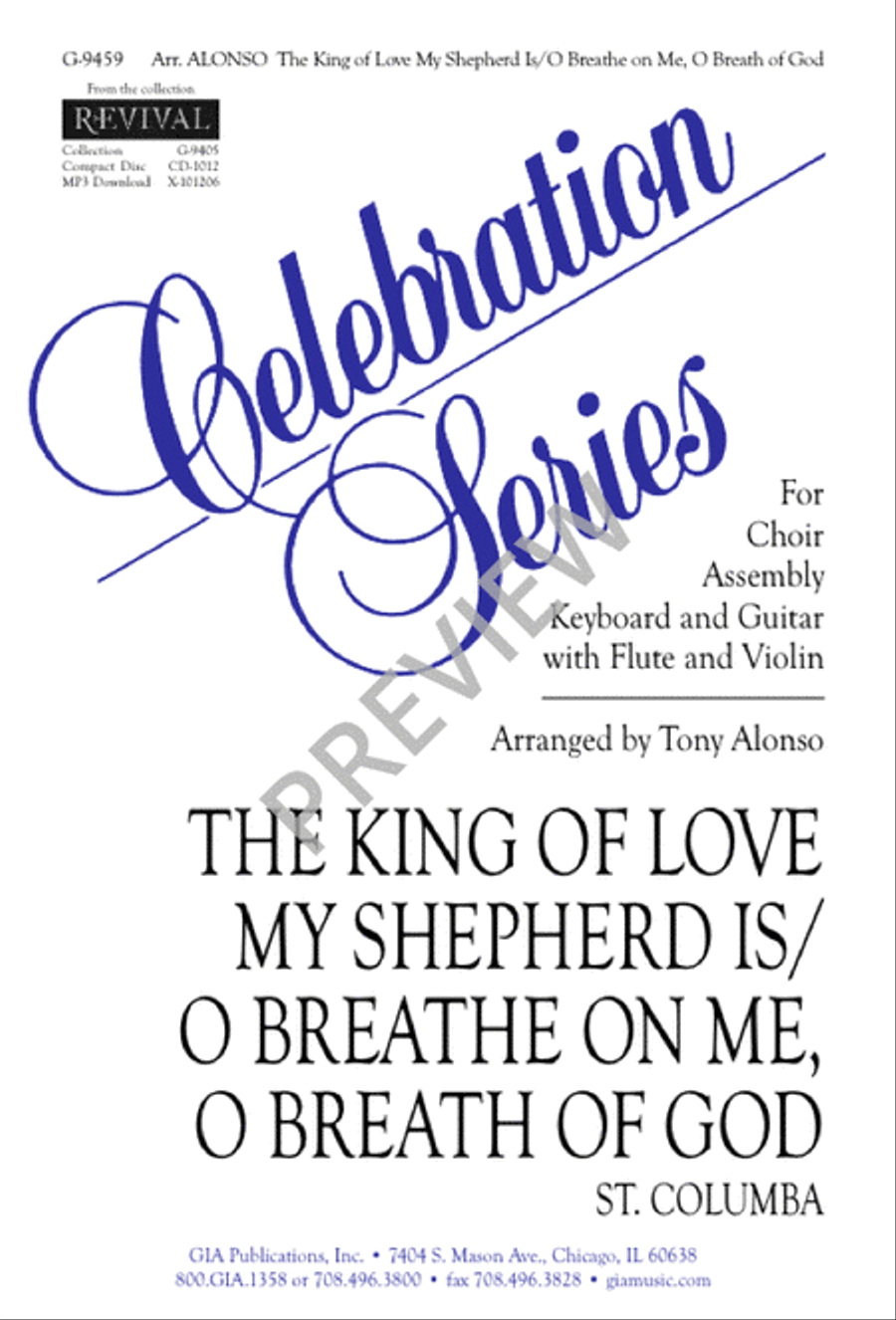 The King of Love My Shepherd Is / O Breathe on Me, O Breath of God 3-Part scores gallery preview page 2