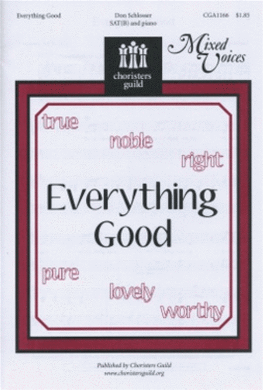 Everything Good 4-Part scores gallery preview page 1