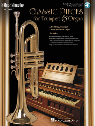 Book cover for Classic Pieces for Trumpet & Organ - Music Minus One