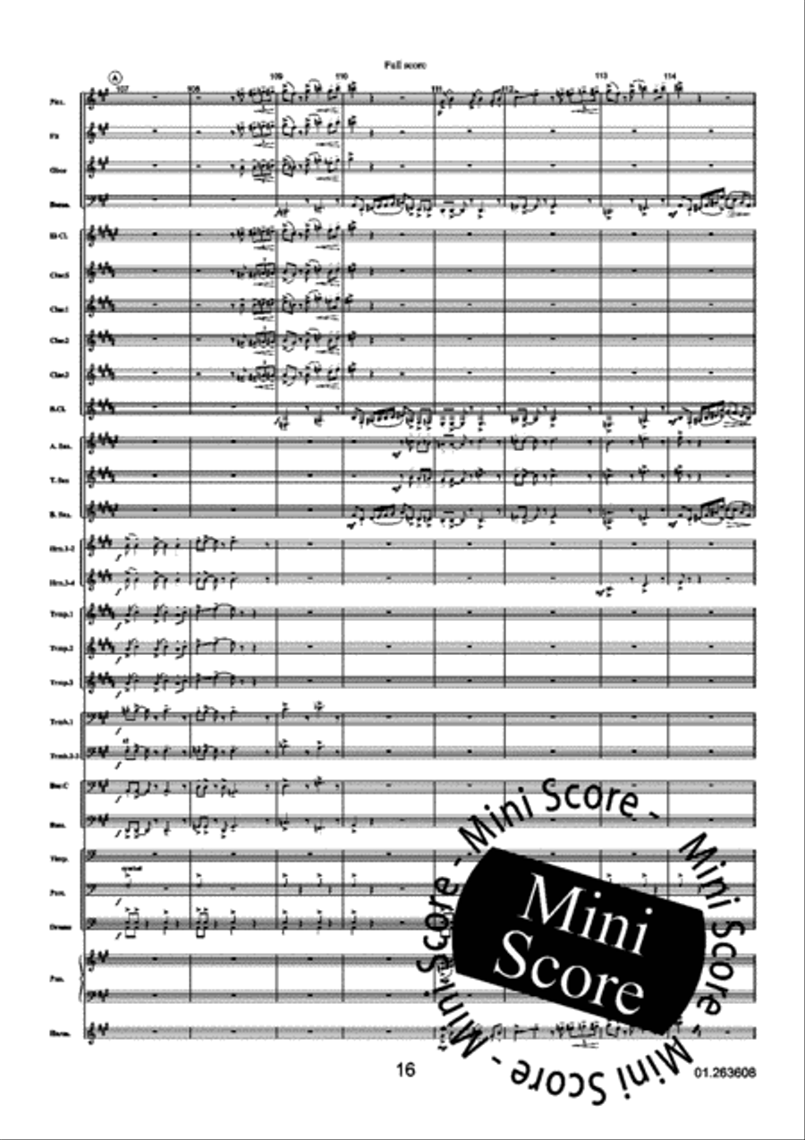 Three Grey Tango's Concert Band scores gallery preview page 20