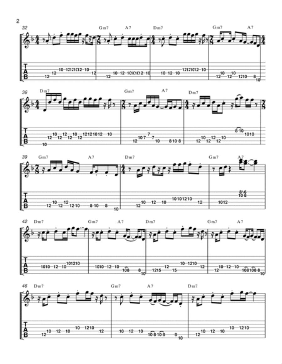 Estamos En Escena Electric Guitar scores gallery preview page 2
