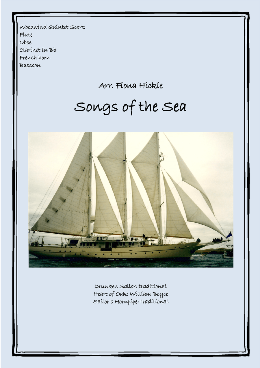Songs of the Sea Songs of the Sea Woodwind Quintet scores gallery preview page 1