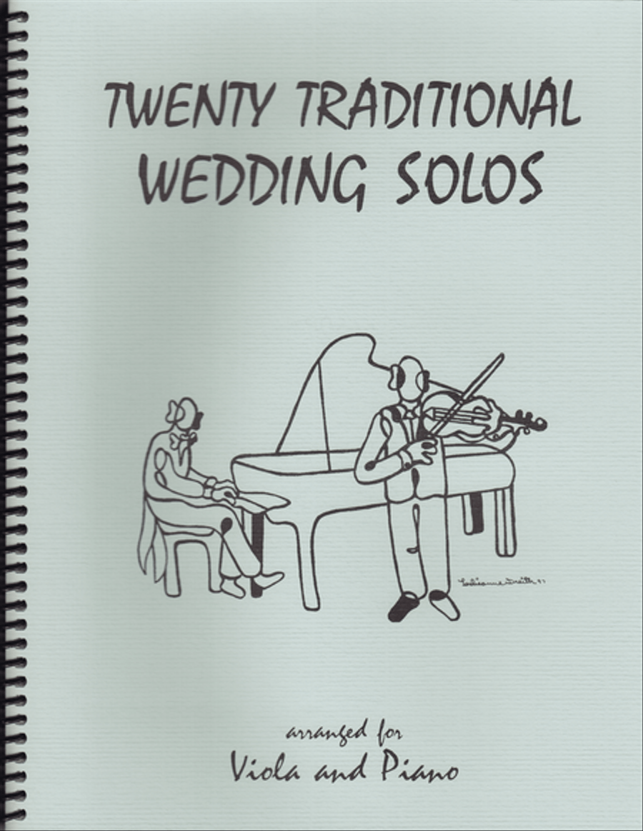 20 Traditional Wedding Solos for Viola and Piano Piano Accompaniment scores gallery preview page 1