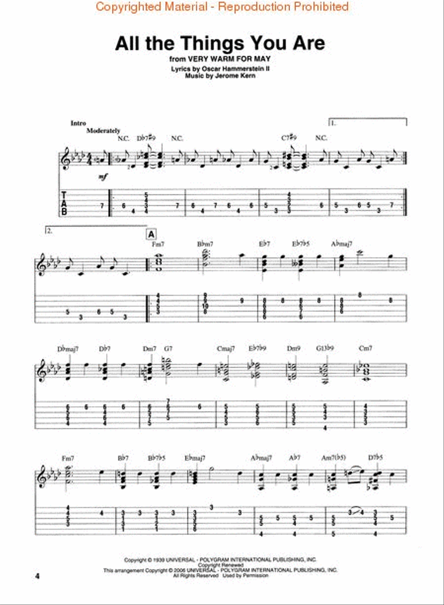 All-Time Standards Electric Guitar scores gallery preview page 3