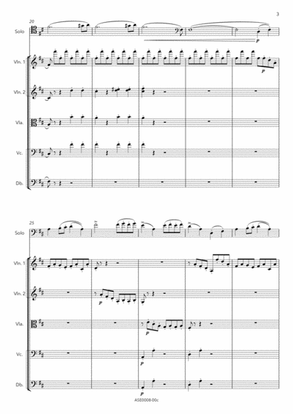 Gavotte n°2, op. 23 for cello and string orchestra image number null