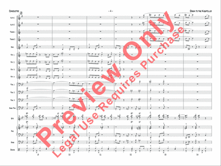 Down to the Nightclub Down to the Nightclub Jazz Ensemble scores gallery preview page 5