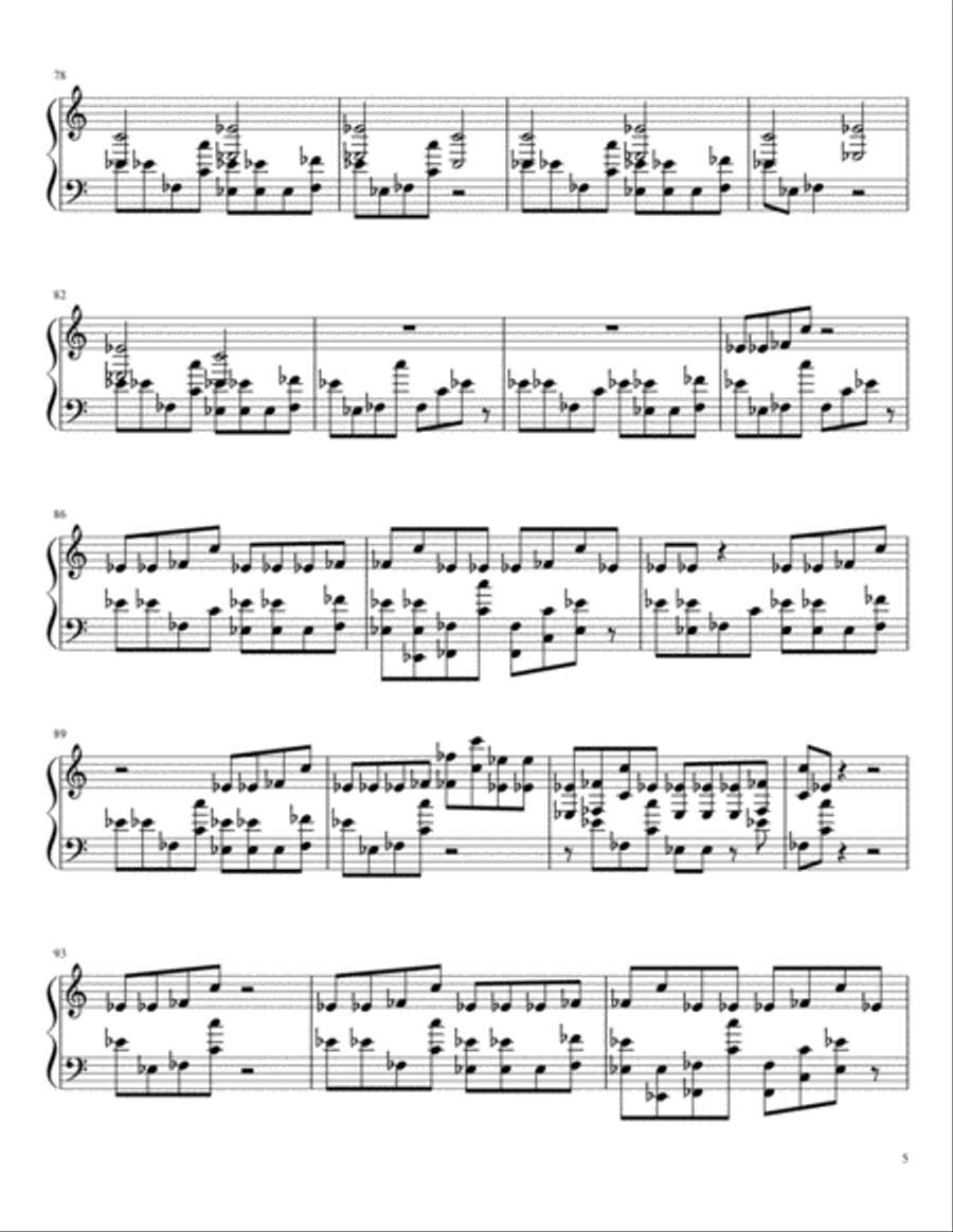Four Square Easy Piano scores gallery preview page 5