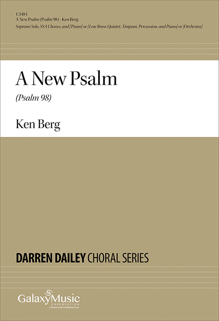 A New Psalm (Psalm 98) (Piano/Choral Score)