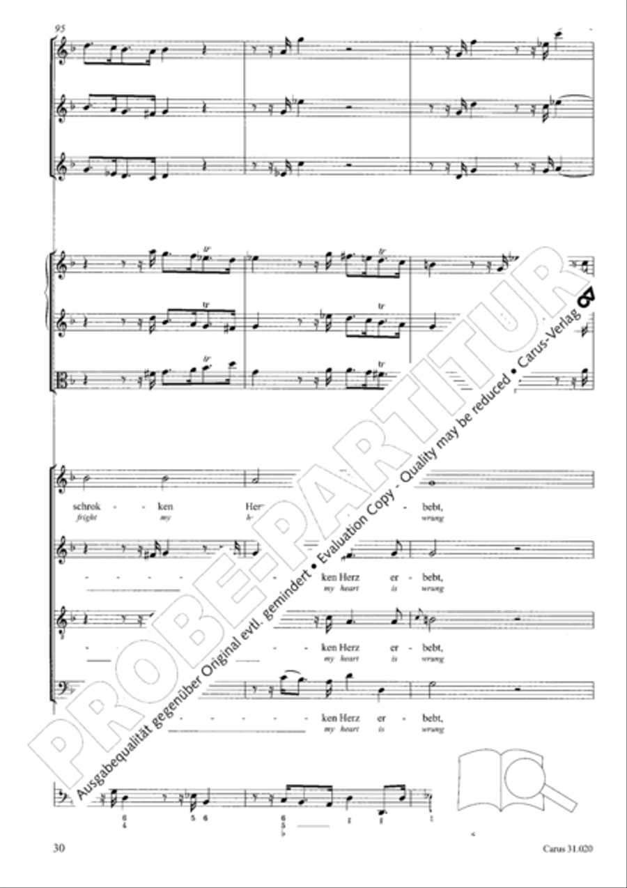 Eternity, thou thundrous word (O Ewigkeit, du Donnerwort) ATB scores gallery preview page 31