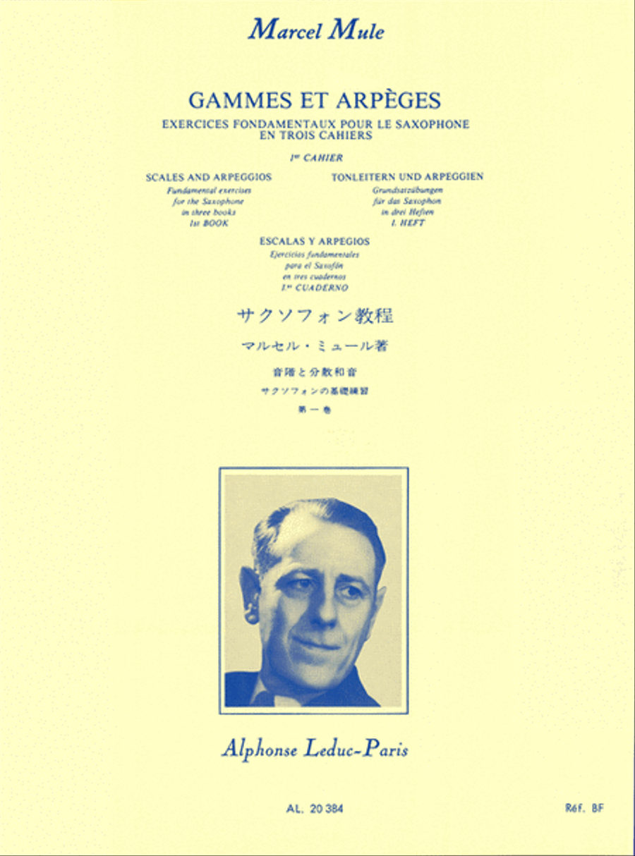 Gammes et Arpeges - Volume 1 Saxophone scores gallery preview page 1