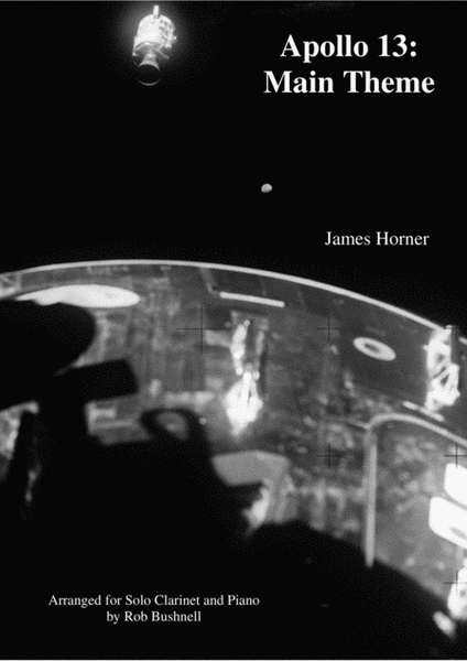 Main Title - Apollo 13 by James Horner B-Flat Clarinet - Digital Sheet Music