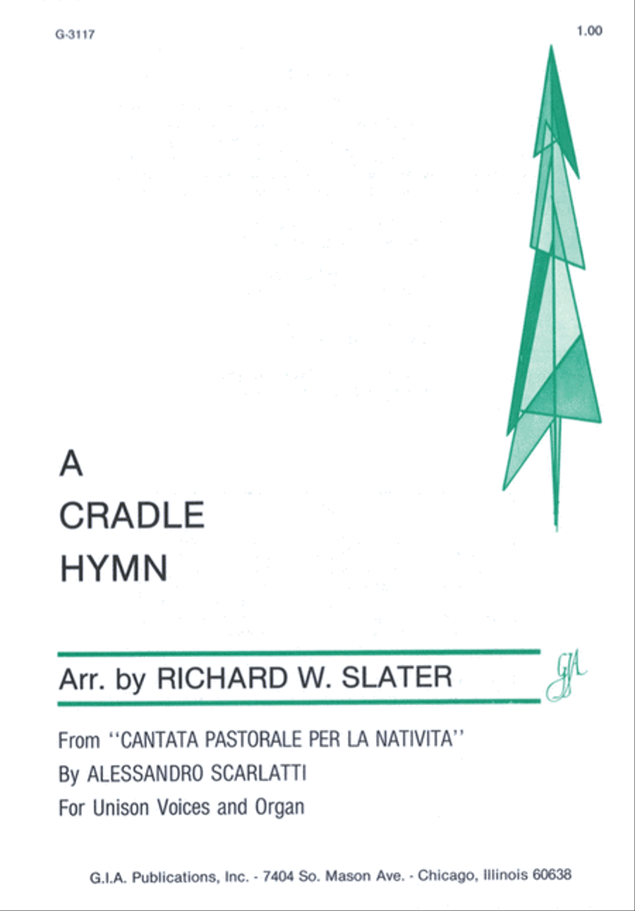 A Cradle Hymn A Cradle Hymn Unison Choir scores gallery preview page 1