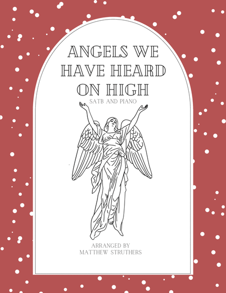 Angels We Have Heard On High (SATB and Piano) image number null