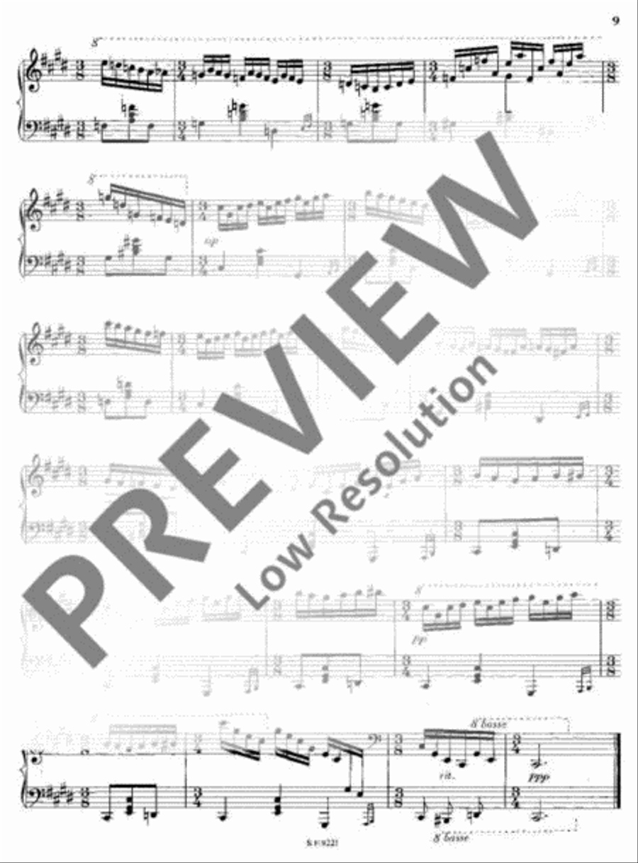 6 Préludes Piano Solo scores gallery preview page 10