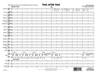 Book cover for Time After Time - Conductor Score (Full Score)