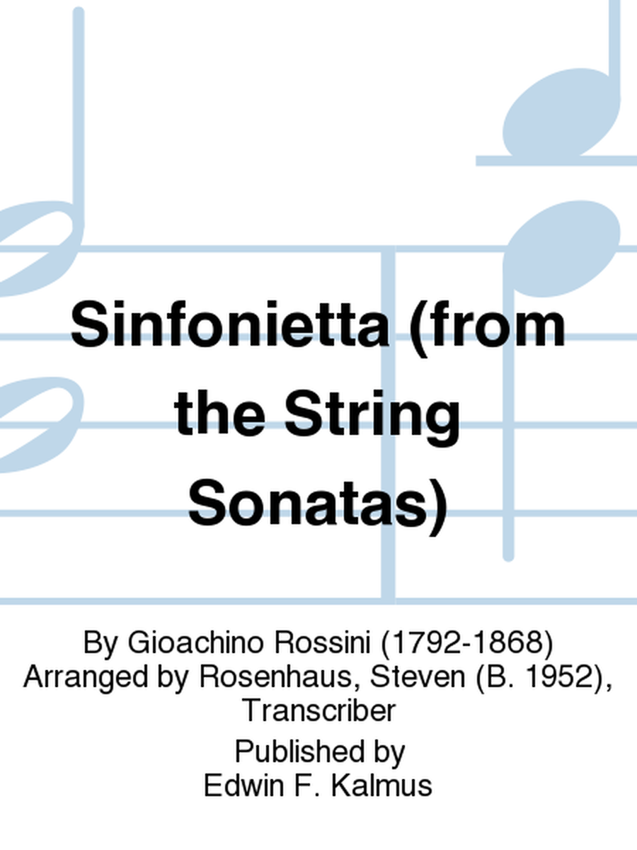 Sinfonietta (from the String Sonatas) image number null