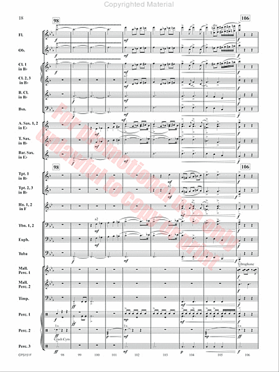 Jumpstart Concert Band scores gallery preview page 19