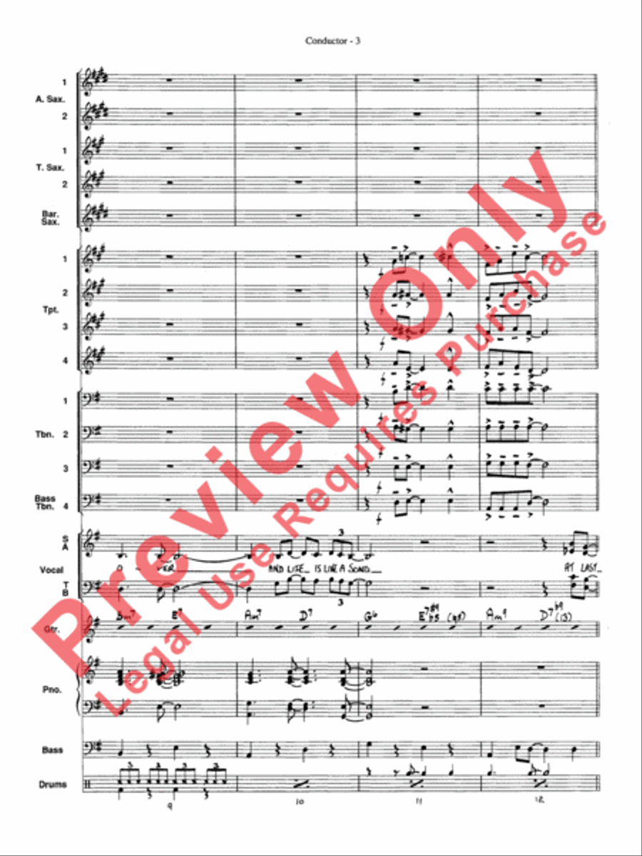 At Last Jazz Ensemble scores gallery preview page 5
