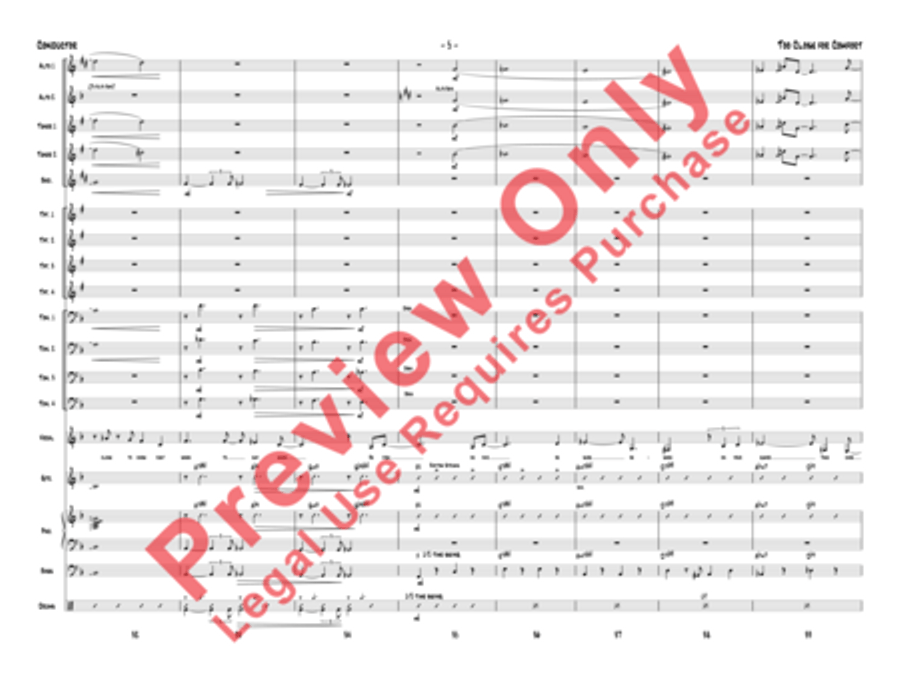 Too Close for Comfort Too Close for Comfort Jazz Ensemble scores gallery preview page 8