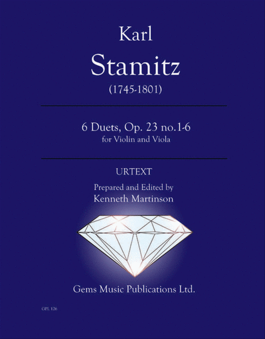 6 Duets, Op. 23 no. 1-6 for Violin and Viola String Duet scores gallery preview page 1