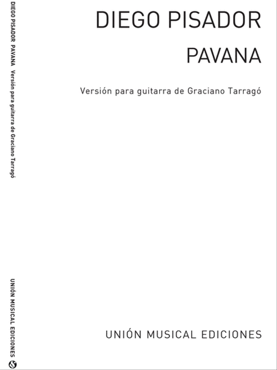 Pavana Acoustic Guitar scores gallery preview page 1