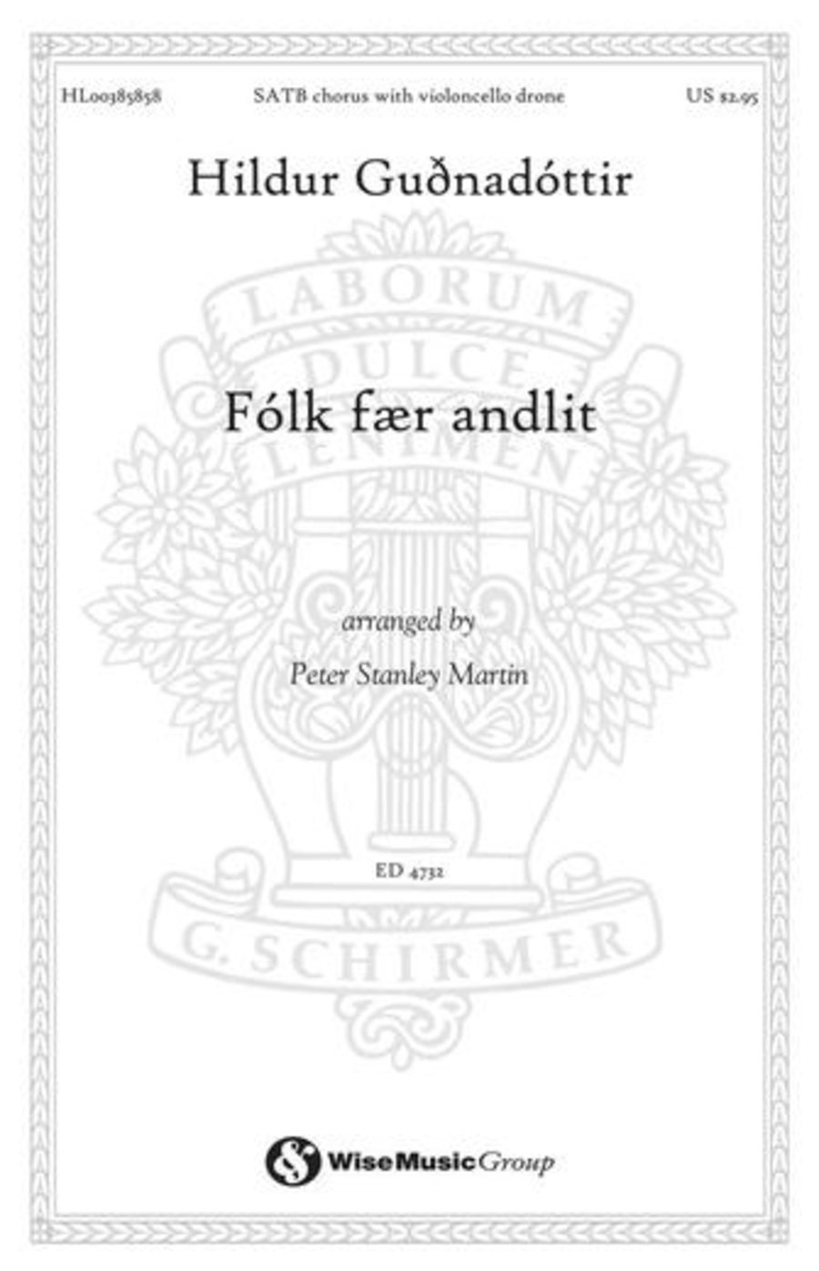 Folk Faer Andlit Folk Faer Andlit 4-Part scores gallery preview page 1