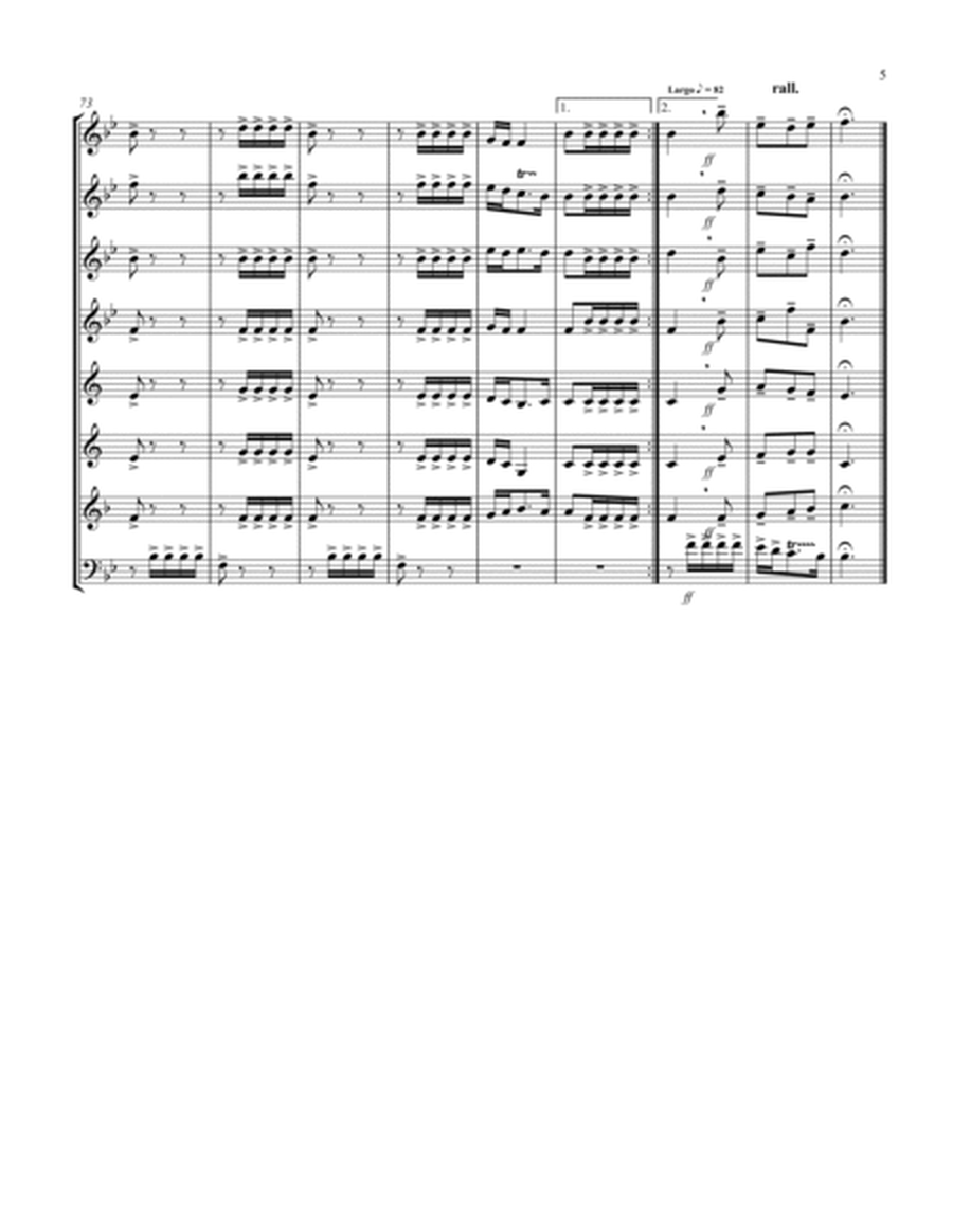 Allegro (from "Sonata for Trumpet") (Bb) (Woodwind Octet - 2 Flutes, 2 Oboes, 2 Clar, 1 Hrn, 1 Basso image number null