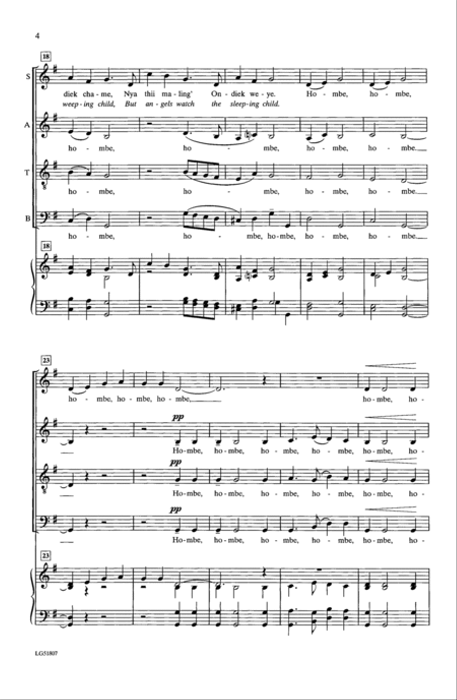 Hombe 4-Part scores gallery preview page 3