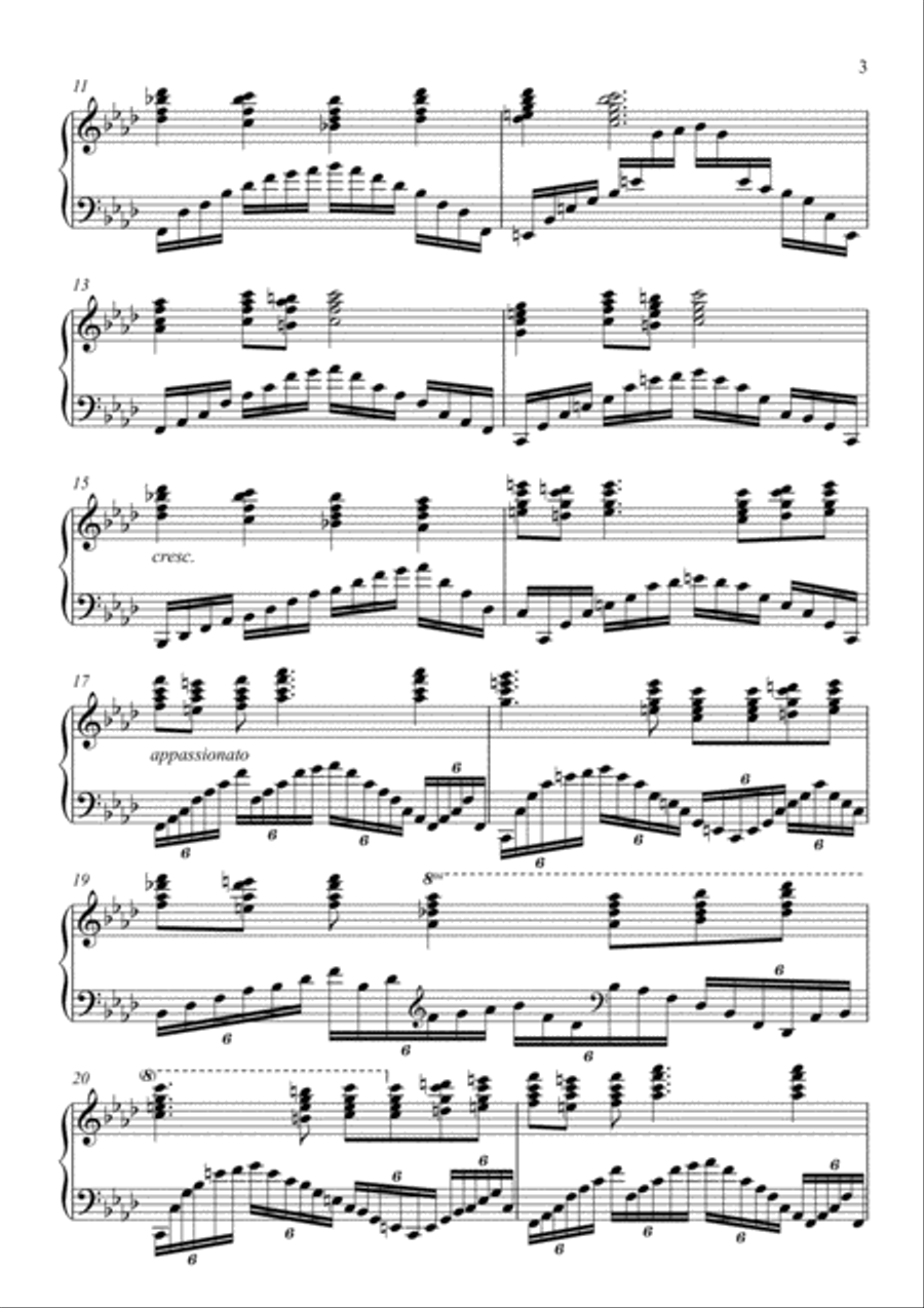 Elderflower blossoms in my palm Piano Solo scores gallery preview page 3