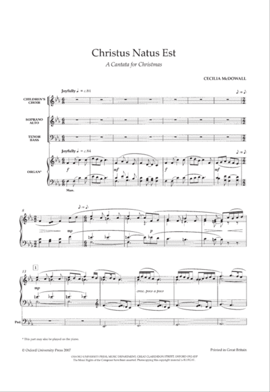 Christus Natus Est Christus Natus Est 4-Part scores gallery preview page 3